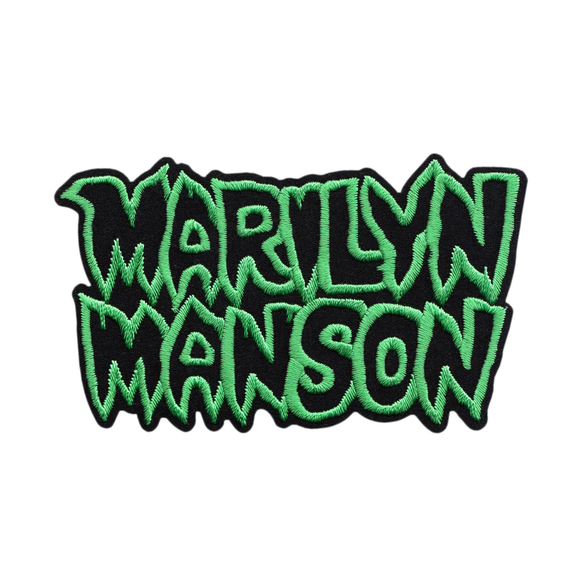 Patch -  Marilyn Manson Logo - Heavy Metal Shock Rock Music